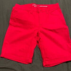 Red shorts